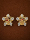 Silver Gold Plated Hibiscus Single Layer Flower