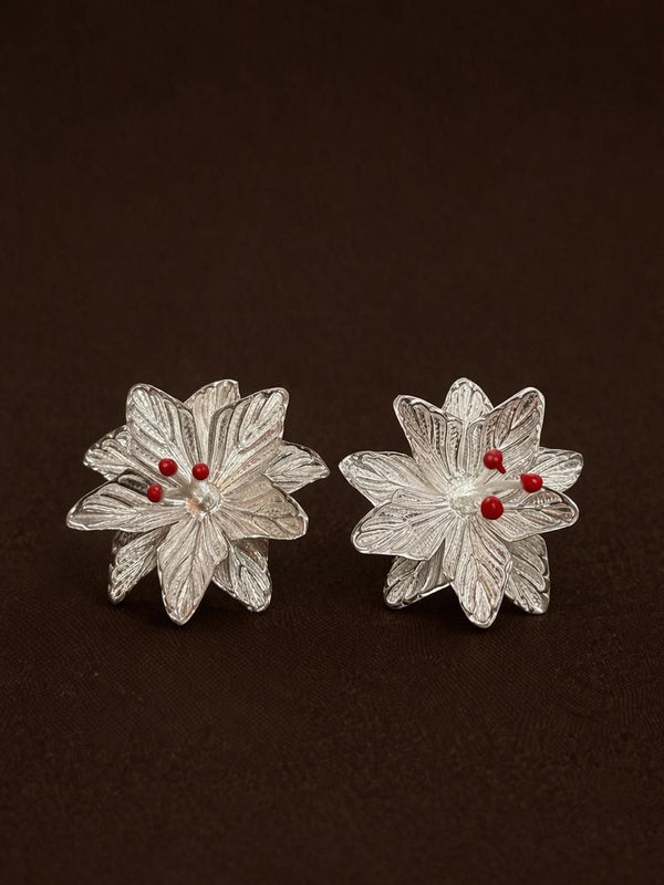 Silver Hibiscus Double Layer Flower