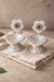 Radiant Red Stone Flower Diya - A Symbol of Elegance & Divine Grace (Single)