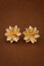 Silver Gold Plated Hibiscus Double Layer Flower