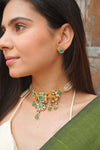 Regal Moissanite Lion Choker Set