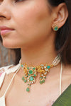 Regal Moissanite Lion Choker Set