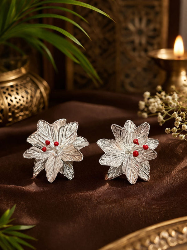 Silver Hibiscus Double Layer Flower